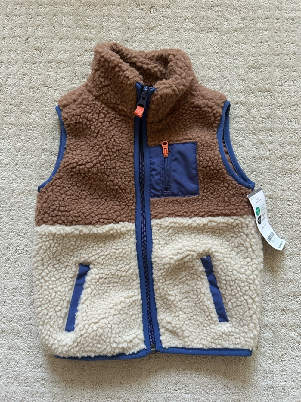 Carter’s NWT Toddler Sherpa Vest 2T